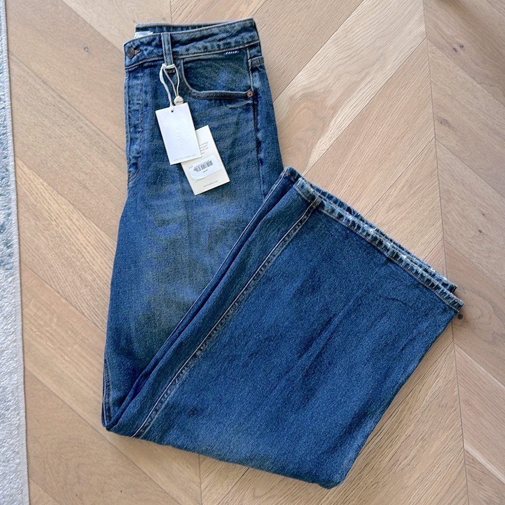 Cello Wide Leg Jeans in Medium Wash